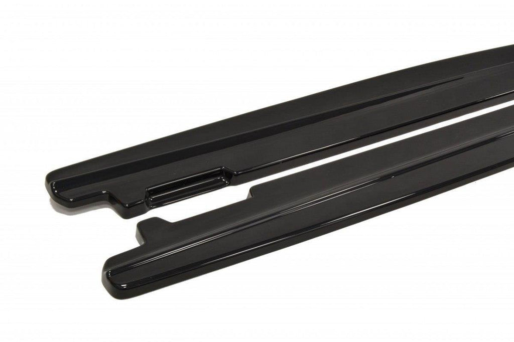 Maxton Design Street+ Seitenschweller Leisten passend für BMW 5er E60/61 M Paket schwarz Hochglanz