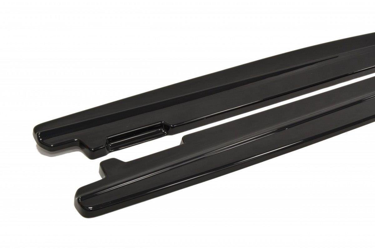 Maxton Design Street+ Seitenschweller Leisten passend für BMW 5er E60/61 M Paket schwarz Hochglanz