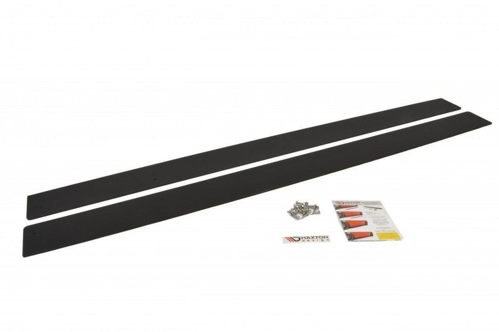 Maxton Design Racing Seitenschweller Ansatz MAZDA 3 MK2 SPORT (vor Facelift) für Mazda 3 Mk2