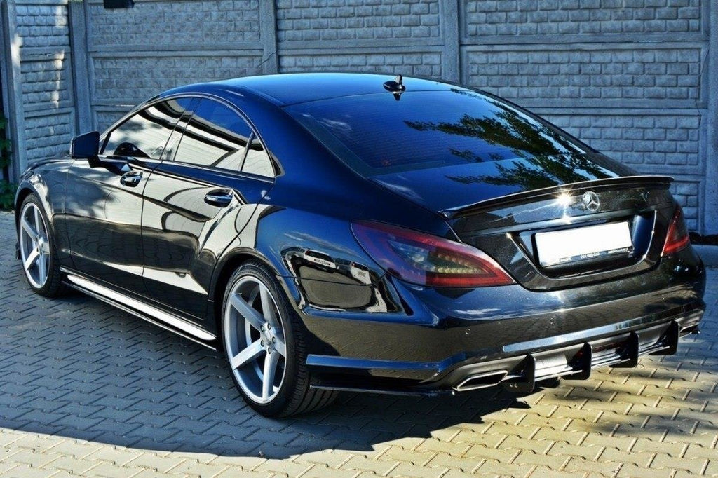 Maxton Design Diffusor Heck Ansatz passend für Heckschürze passend für MERCEDES CLS C218 AMG LINE