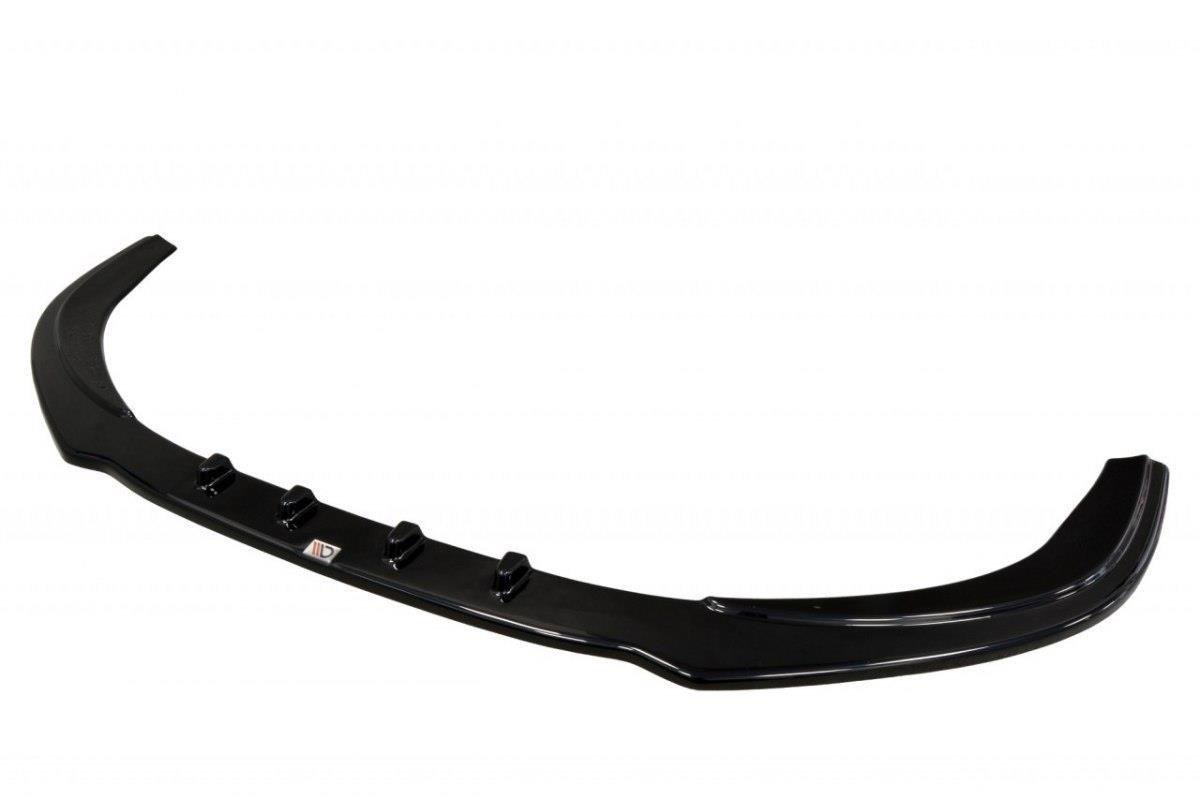 Maxton Design Street+ Spoilerlippe Front Ansatz V.1 passend für Audi S8 D4 Facelift schwarz Hochglanz