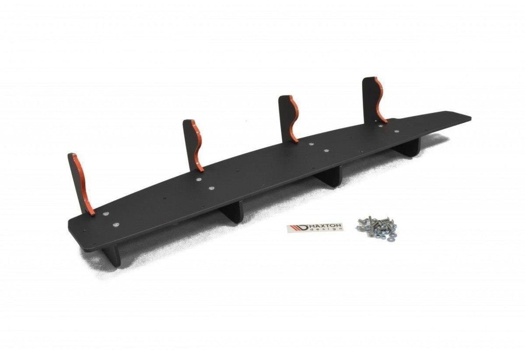 Maxton Design Diffusor Heck Ansatz passend für Heckschürze V.1 passend für MINI COOPER R56 JCW