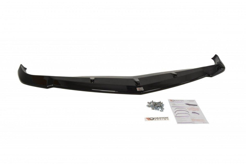 Maxton Design Street+ Spoilerlippe Front Ansatz passend für Chevrolet Camaro Standard Mk5 schwarz Hochglanz
