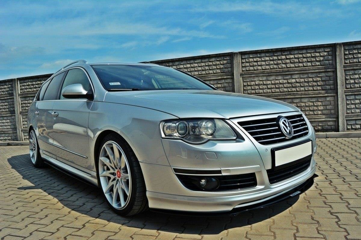 Maxton Design Racing Street+ Spoilerlippe Front Ansatz passend für VW PASSAT B6 VOTEX