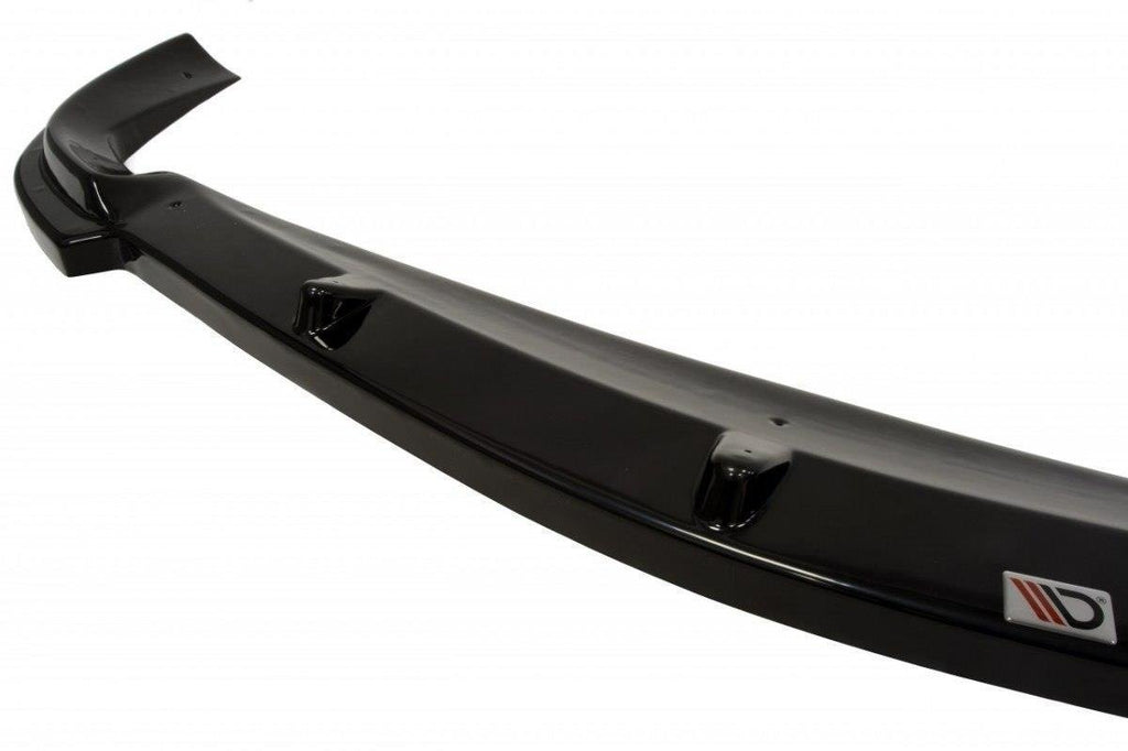 Maxton Design Street+ Spoilerlippe Front Ansatz passend für MERCEDES CLK W208 (FÜR W208 AMG) schwarz Hochglanz