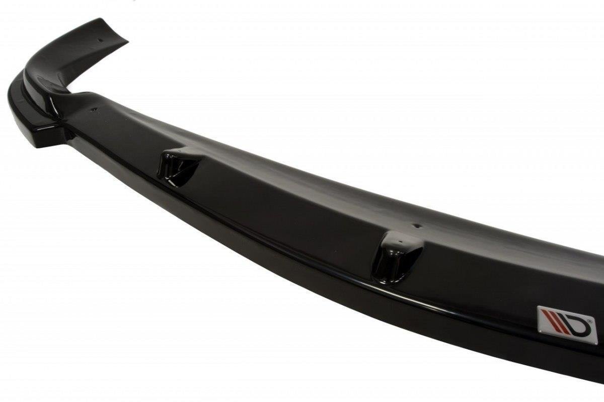 Maxton Design Street+ Spoilerlippe Front Ansatz passend für MERCEDES CLK W208 (FÜR W208 AMG) schwarz Hochglanz