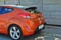 Maxton Design Spoiler CAP passend für Hyundai Veloster schwarz Hochglanz