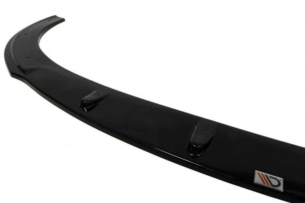 Maxton Design Street+ Spoilerlippe Front Ansatz passend für SEAT IBIZA IV CUPRA(6J) vor Facelift schwarz Hochglanz