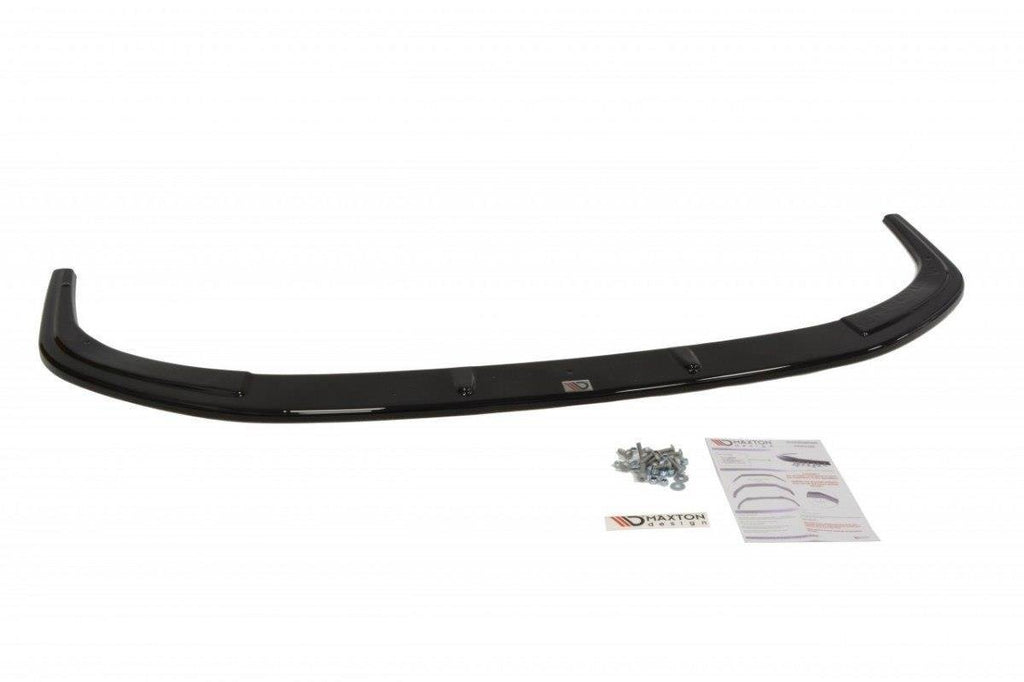 Maxton Design Street+ Spoilerlippe Front Ansatz V.2 passend für Mitsubishi Lancer Evo X schwarz Hochglanz