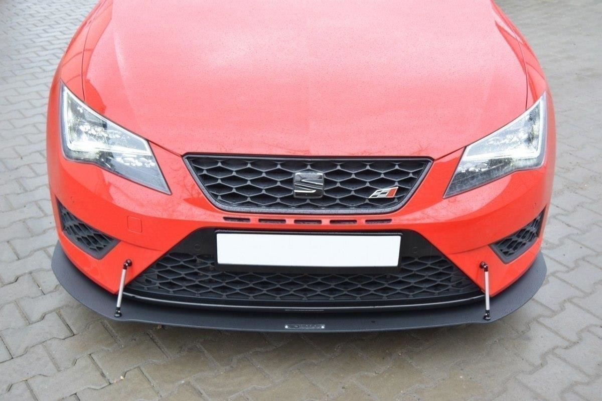 Maxton Design Racing Street+ Spoilerlippe Front Ansatz passend für SEAT LEON III CUPRA / FR