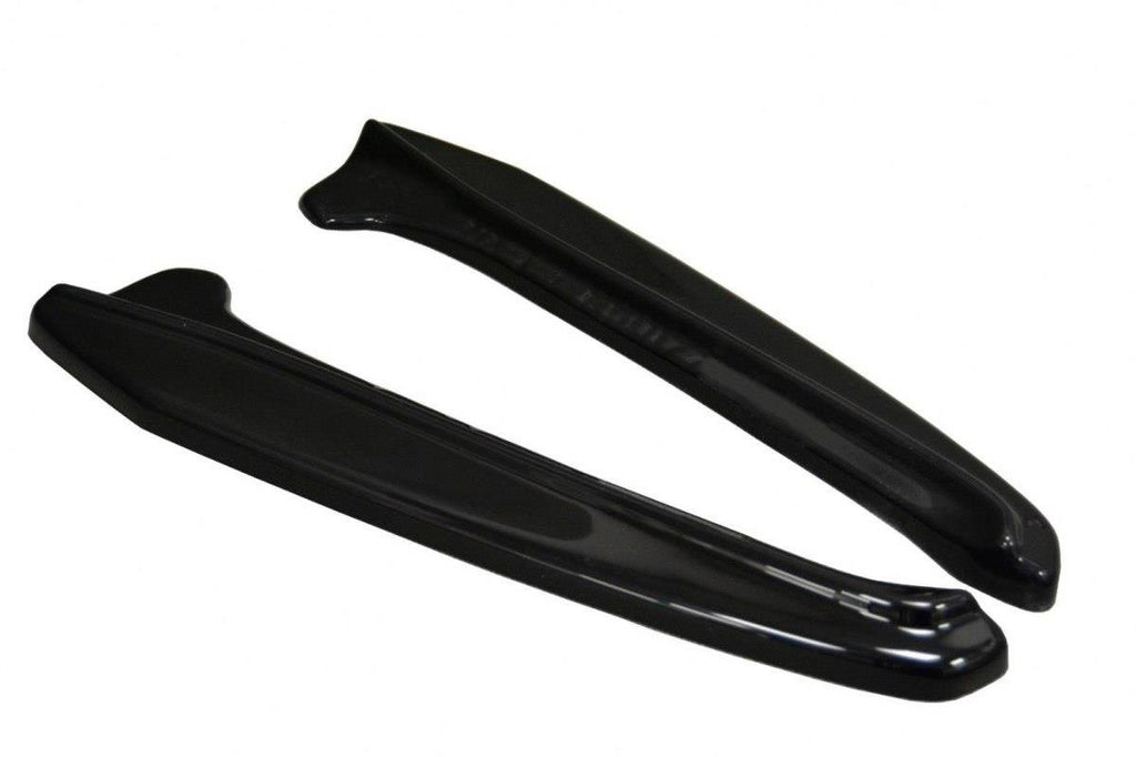 Maxton Design Heck Ansatz Flaps Diffusor passend für Lexus NX Mk1 T schwarz Hochglanz