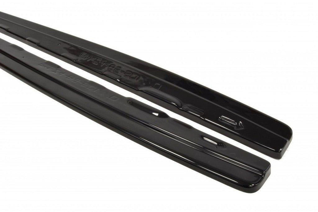 Maxton Design Street+ Seitenschweller Leisten passend für BMW Z4 E85 / E86 schwarz Hochglanz