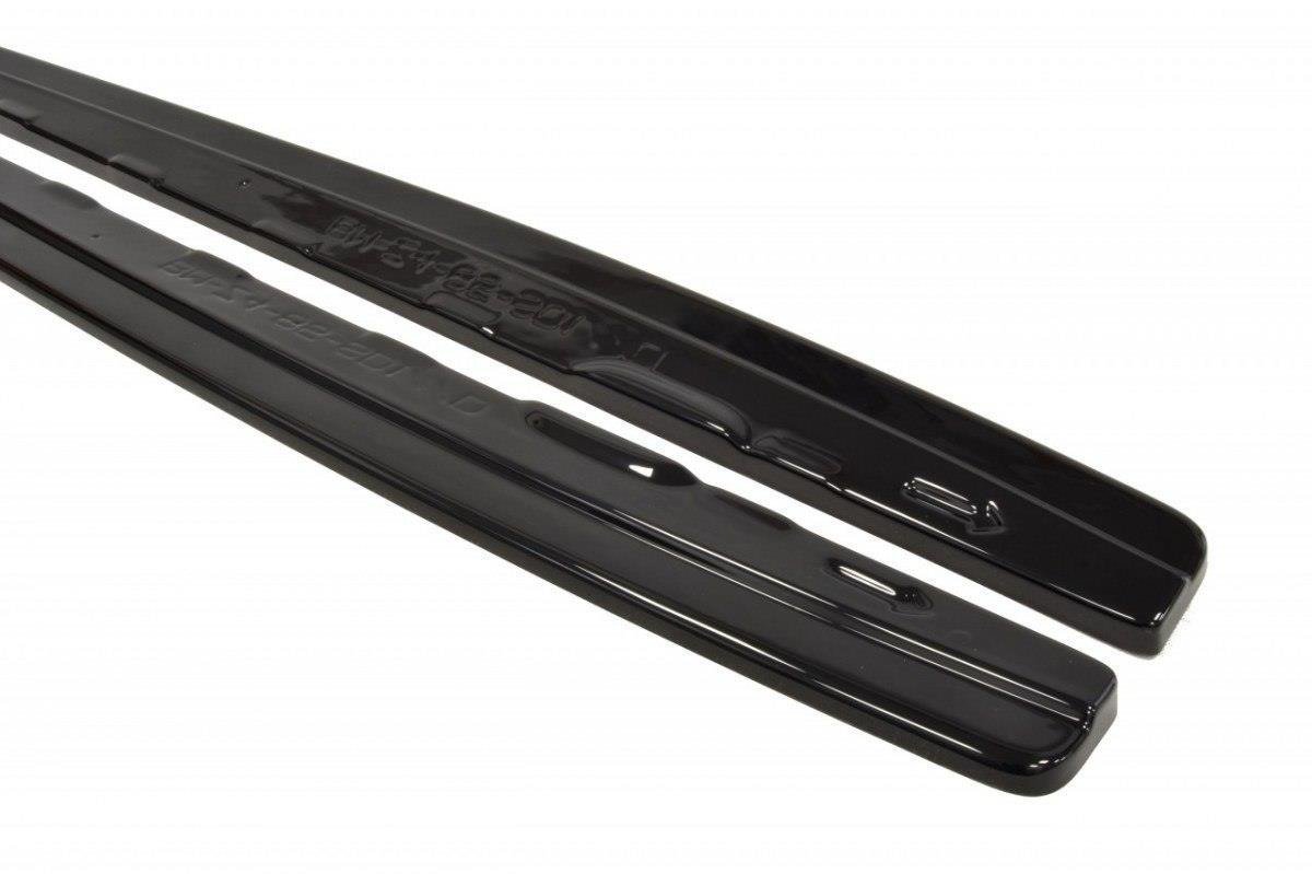Maxton Design Street+ Seitenschweller Leisten passend für BMW Z4 E85 / E86 schwarz Hochglanz