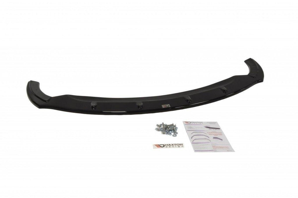 Maxton Design Street+ Spoilerlippe Front Ansatz passend für SEAT IBIZA 4 SPORTCOUPE (vor Facelift) schwarz Hochglanz