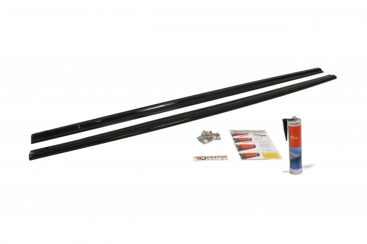 Maxton Design Seitenschweller Ansatz für Ford Focus ST Mk2 FL Carbon Look