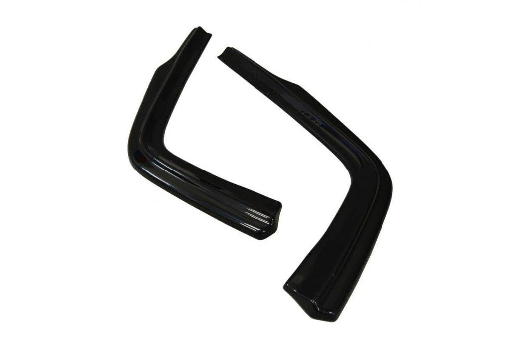 Maxton Design Heck Ansatz Flaps Diffusor passend für Lexus GS Mk4 Facelift H schwarz Hochglanz