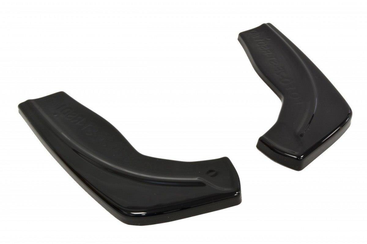 Maxton Design Heck Ansatz Flaps Diffusor V.1 passend für Ford Focus ST Mk2 FL schwarz Hochglanz