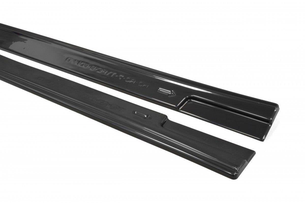 Maxton Design Street+ Seitenschweller Leisten passend für HONDA ACCORD VII TYPE-S schwarz Hochglanz