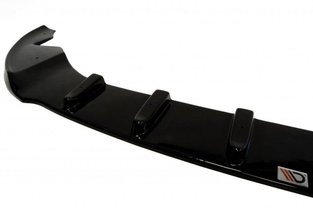 Maxton Design Street+ Spoilerlippe Front Ansatz passend für NISSAN QASHQAI Facelift schwarz Hochglanz