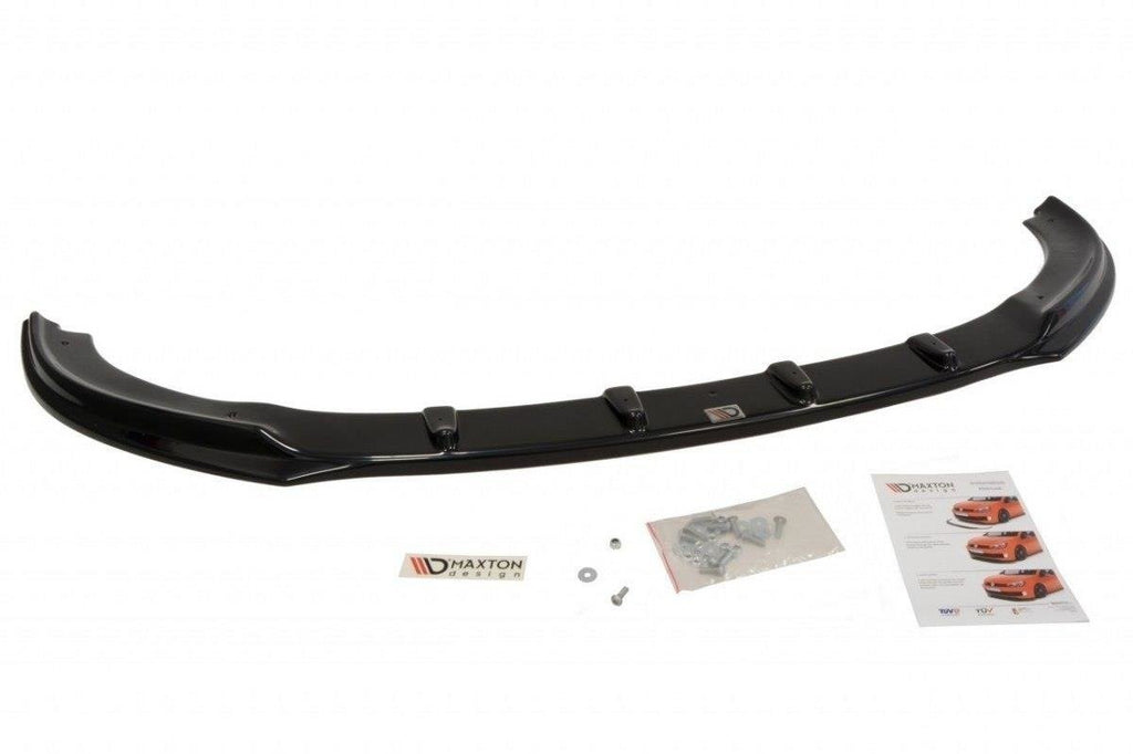 Maxton Design Street+ Spoilerlippe Front Ansatz passend für FORD FOCUS II Facelift schwarz Hochglanz