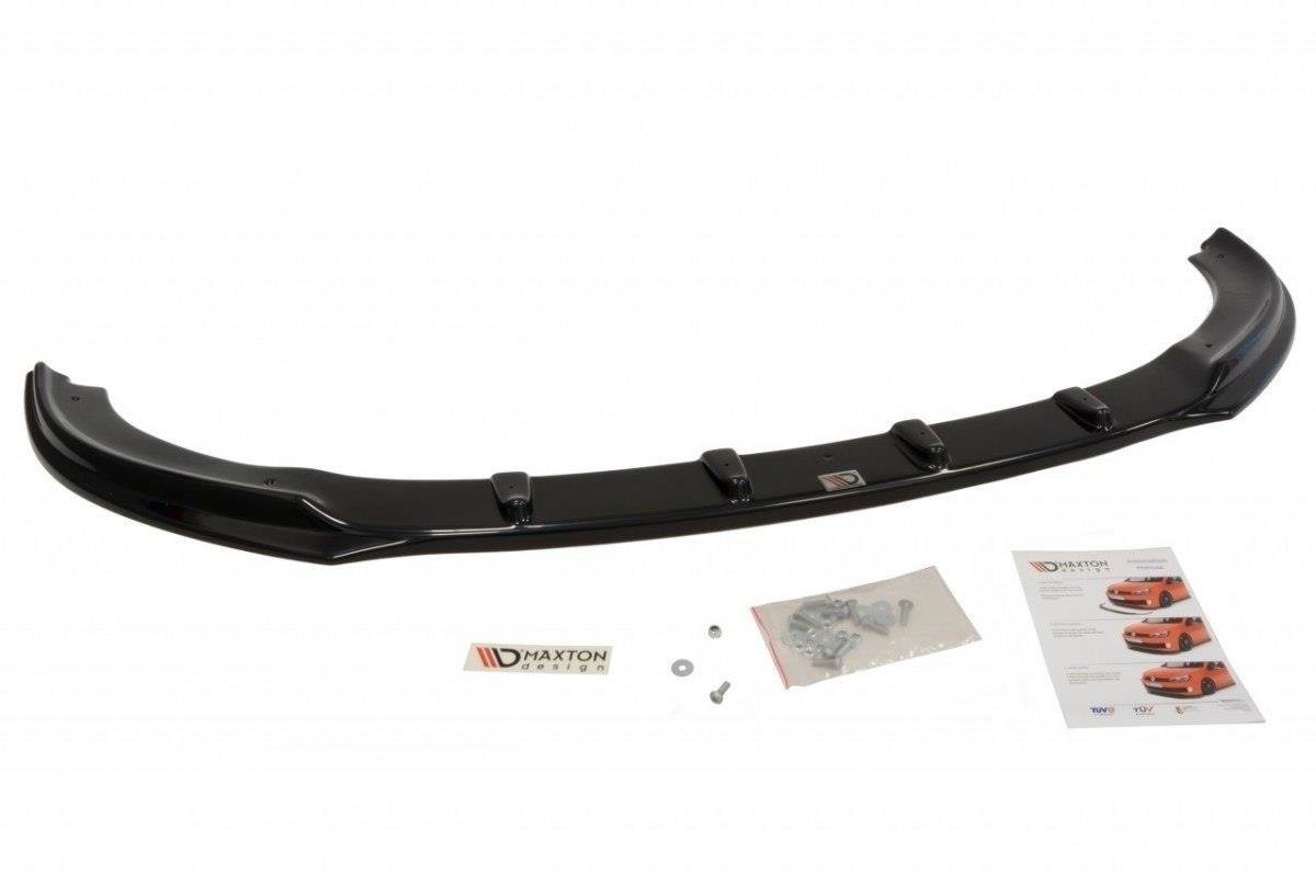 Maxton Design Street+ Spoilerlippe Front Ansatz passend für FORD FOCUS II Facelift schwarz Hochglanz