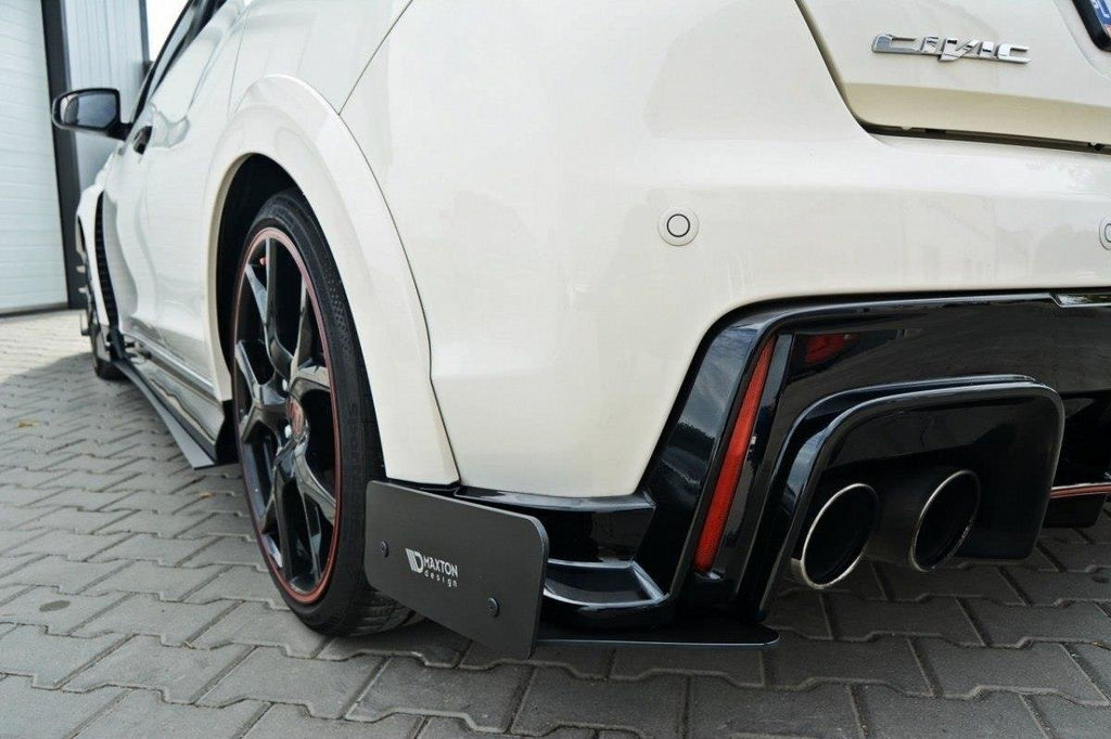 Maxton Design SPORT Heck Ansatz Flaps Diffusor passend für HONDA CIVIC IX TYPE R