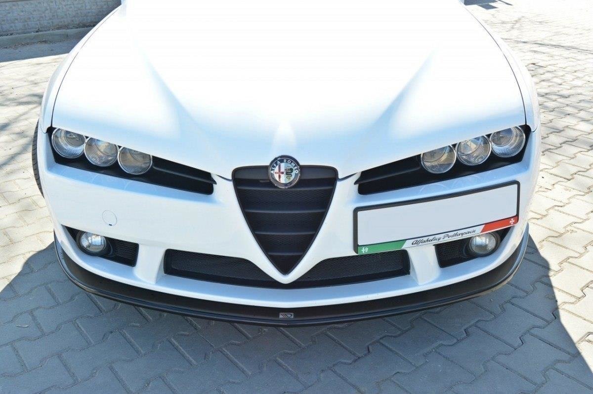 Maxton Design Street+ Spoilerlippe Front Ansatz passend für Alfa Romeo Brera schwarz Hochglanz