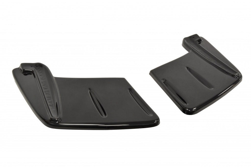 Maxton Design Heck Ansatz Flaps Diffusor passend für Mitsubishi Lancer Evo X schwarz Hochglanz