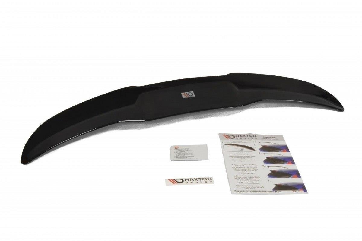 Maxton Design Spoiler CAP passend für Seat Leon MS Design Mk2 schwarz Hochglanz
