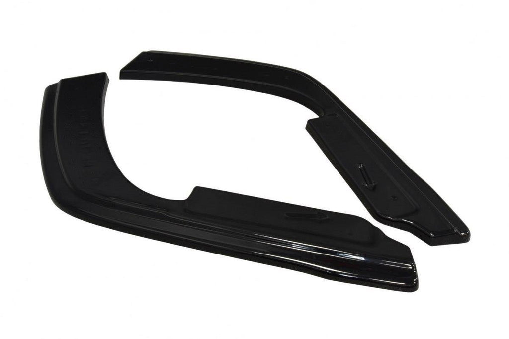 Maxton Design Heck Ansatz Flaps Diffusor passend für Renault Talisman schwarz Hochglanz