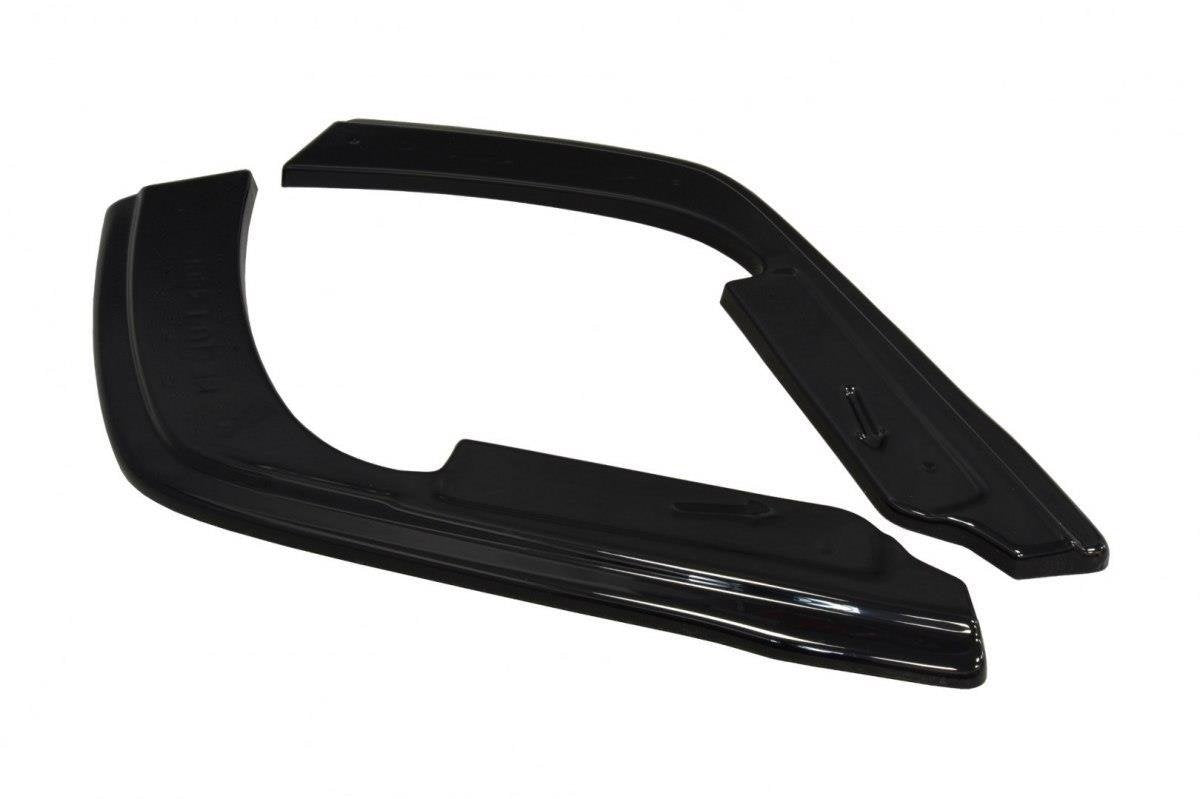 Maxton Design Heck Ansatz Flaps Diffusor passend für Renault Talisman schwarz Hochglanz