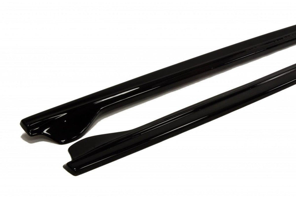 Maxton Design Street+ Seitenschweller Leisten passend für VW Golf R32 Mk4 schwarz Hochglanz
