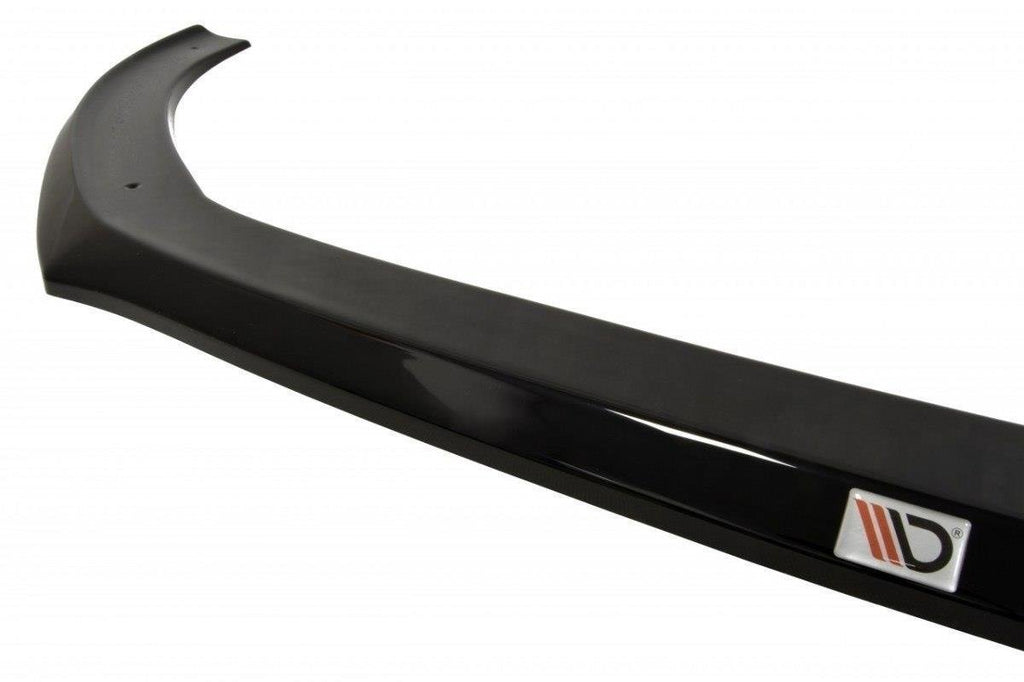 Maxton Design Street+ Spoilerlippe Front Ansatz passend für Audi S3 / A3 S-Line 8v Hatchback / Sportback schwarz Hochglanz