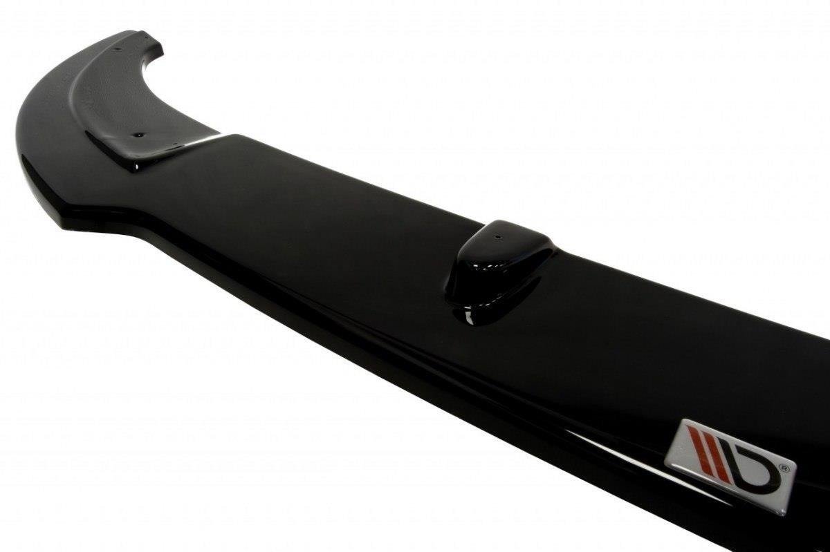 Maxton Design Street+ Spoilerlippe Front Ansatz V.1 passend für MINI COOPER R56 JCW schwarz Hochglanz
