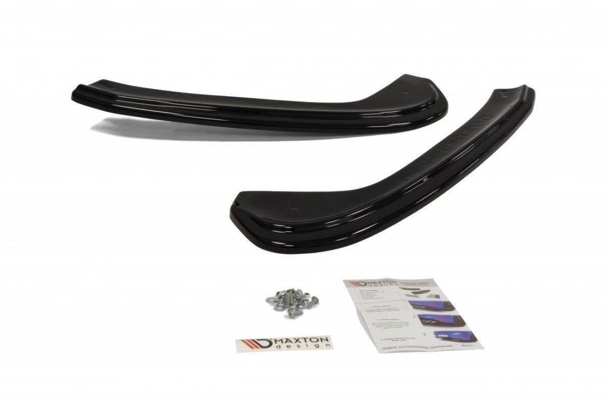Maxton Design Heck Ansatz Flaps Diffusor passend für Maserati Granturismo Mk1 schwarz Hochglanz
