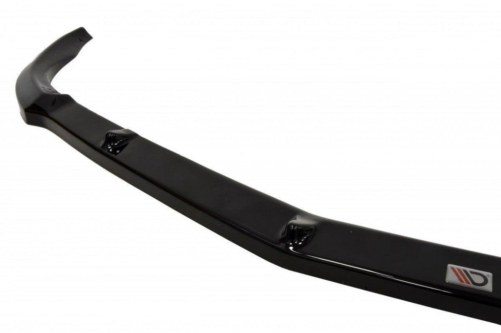 Maxton Design Street+ Spoilerlippe Front Ansatz passend für MERCEDES CLS C219 Serie schwarz Hochglanz