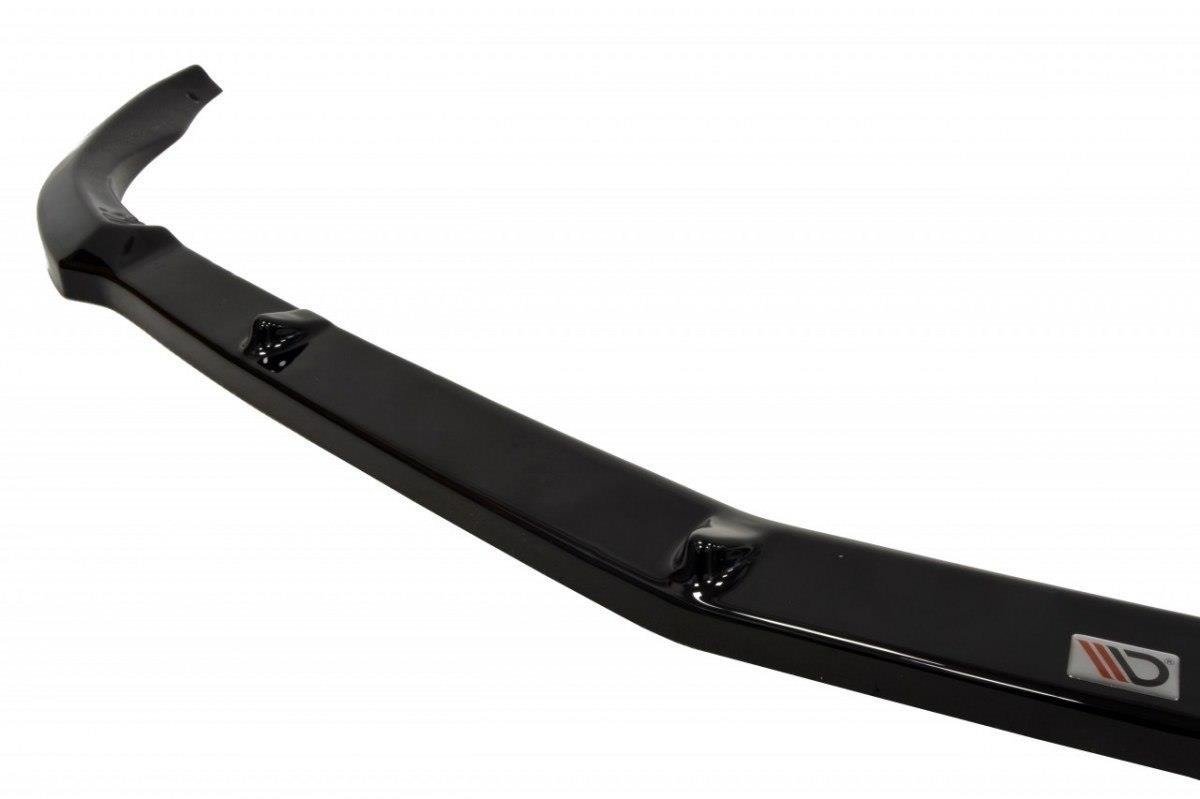Maxton Design Street+ Spoilerlippe Front Ansatz passend für MERCEDES CLS C219 Serie schwarz Hochglanz