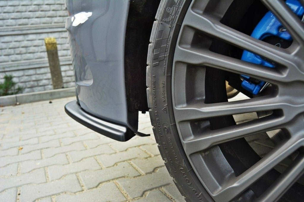 Maxton Design Heck Ansatz Flaps Diffusor passend für Ford Focus RS Mk3 schwarz Hochglanz