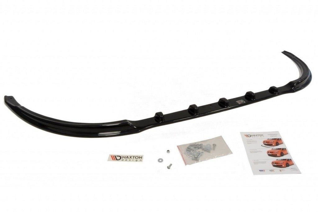 Maxton Design Street+ Spoilerlippe Front Ansatz passend für FIAT DUCATO III (passend für Serie) schwarz Hochglanz
