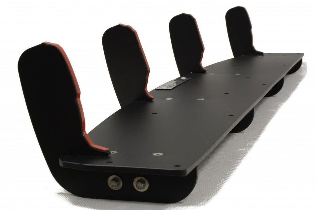 Maxton Design Heckschürze passend für & Heck Ansatz Flaps Diffusor passend für Audi A6 S-Line C7 (auspuffendrohr 1x2)