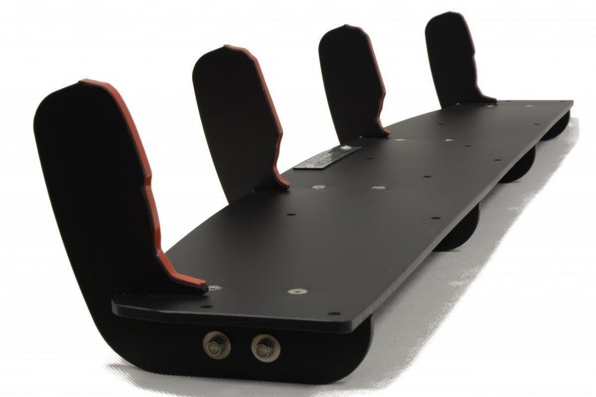 Maxton Design Heckschürze passend für & Heck Ansatz Flaps Diffusor passend für Audi A6 S-Line C7 (auspuffendrohr 1x2)