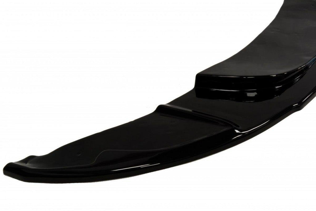 Maxton Design Street+ Spoilerlippe Front Ansatz passend für BMW 1er E87 M-Design schwarz Hochglanz