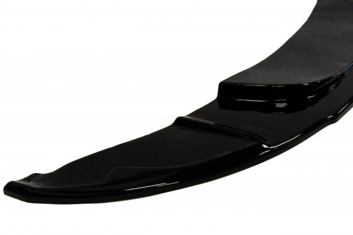 Maxton Design Street+ Spoilerlippe Front Ansatz passend für BMW 1er E87 M-Design schwarz Hochglanz