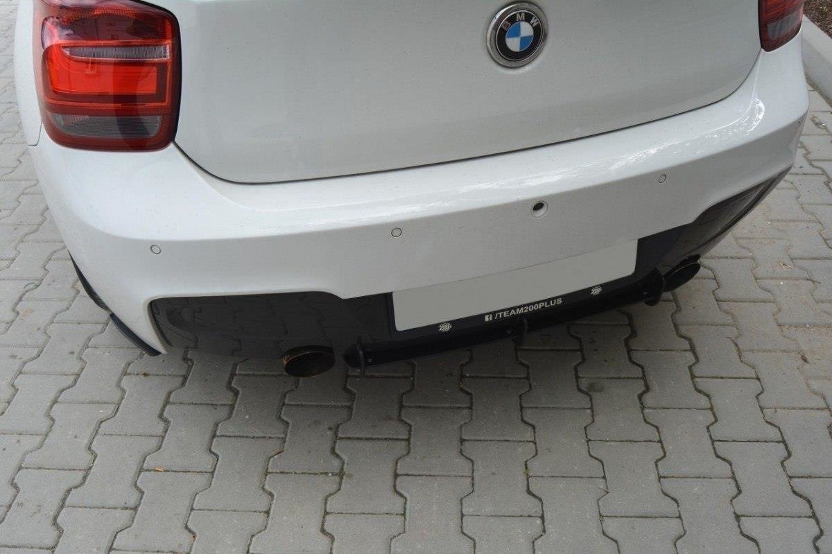 Maxton Design BMW 1er F20/F21 M-POWER Diffusor Heck Ansatz passend für Heckschürze passend für & Heck Ansatz Flaps Diffusor passend für (vor Facelift)