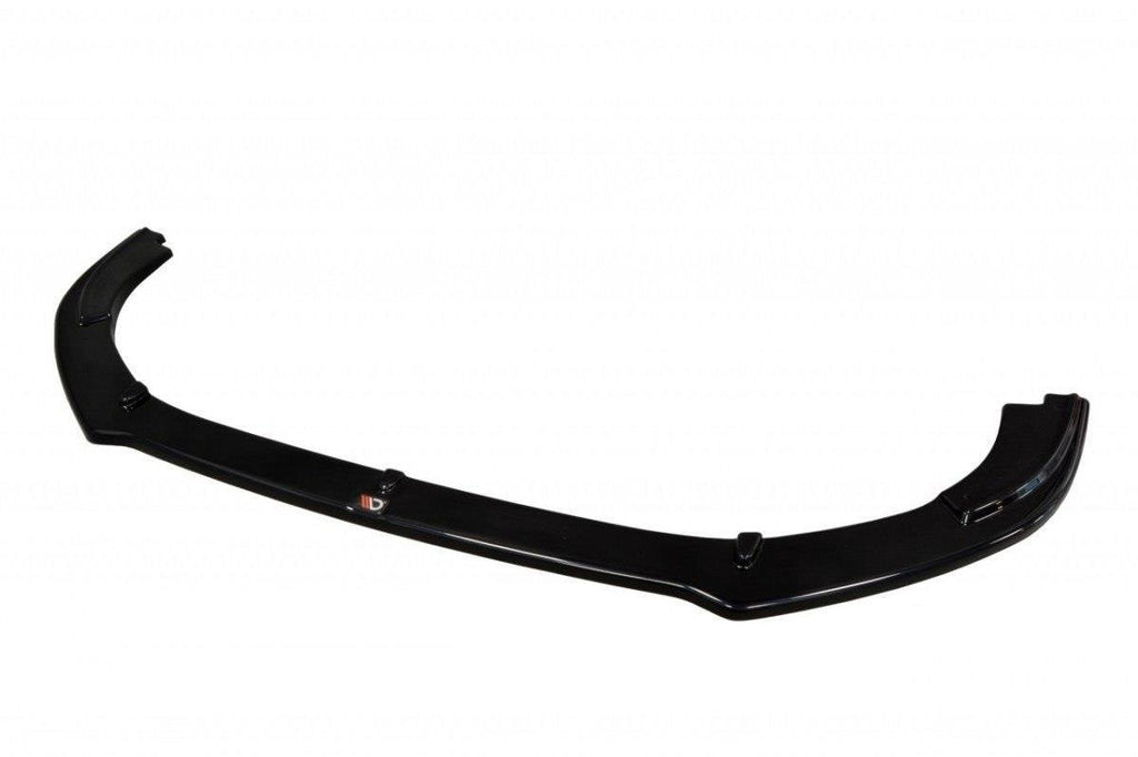 Maxton Design Street+ Spoilerlippe Front Ansatz V.1 passend für Peugeot RCZ Mk1 Facelift schwarz Hochglanz
