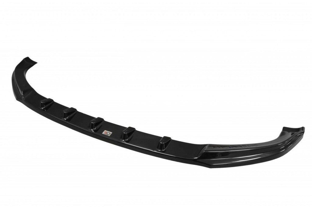 Maxton Design Street+ Spoilerlippe Front Ansatz passend für VW T5 Facelift schwarz Hochglanz