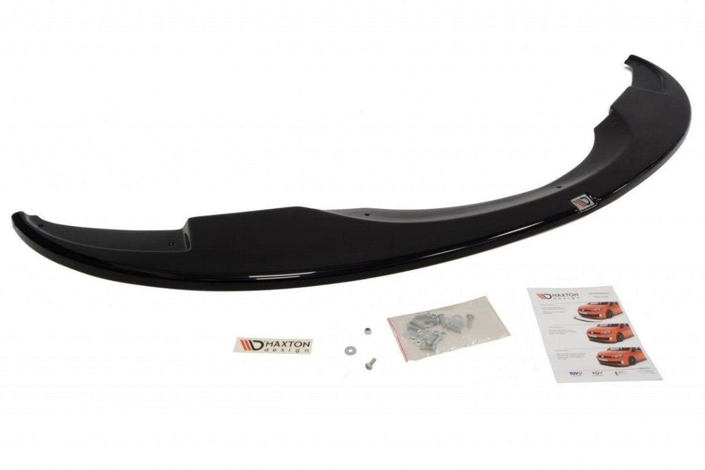 Maxton Design Street+ Spoilerlippe Front Ansatz passend für BMW M3 E92 / E93 schwarz Hochglanz