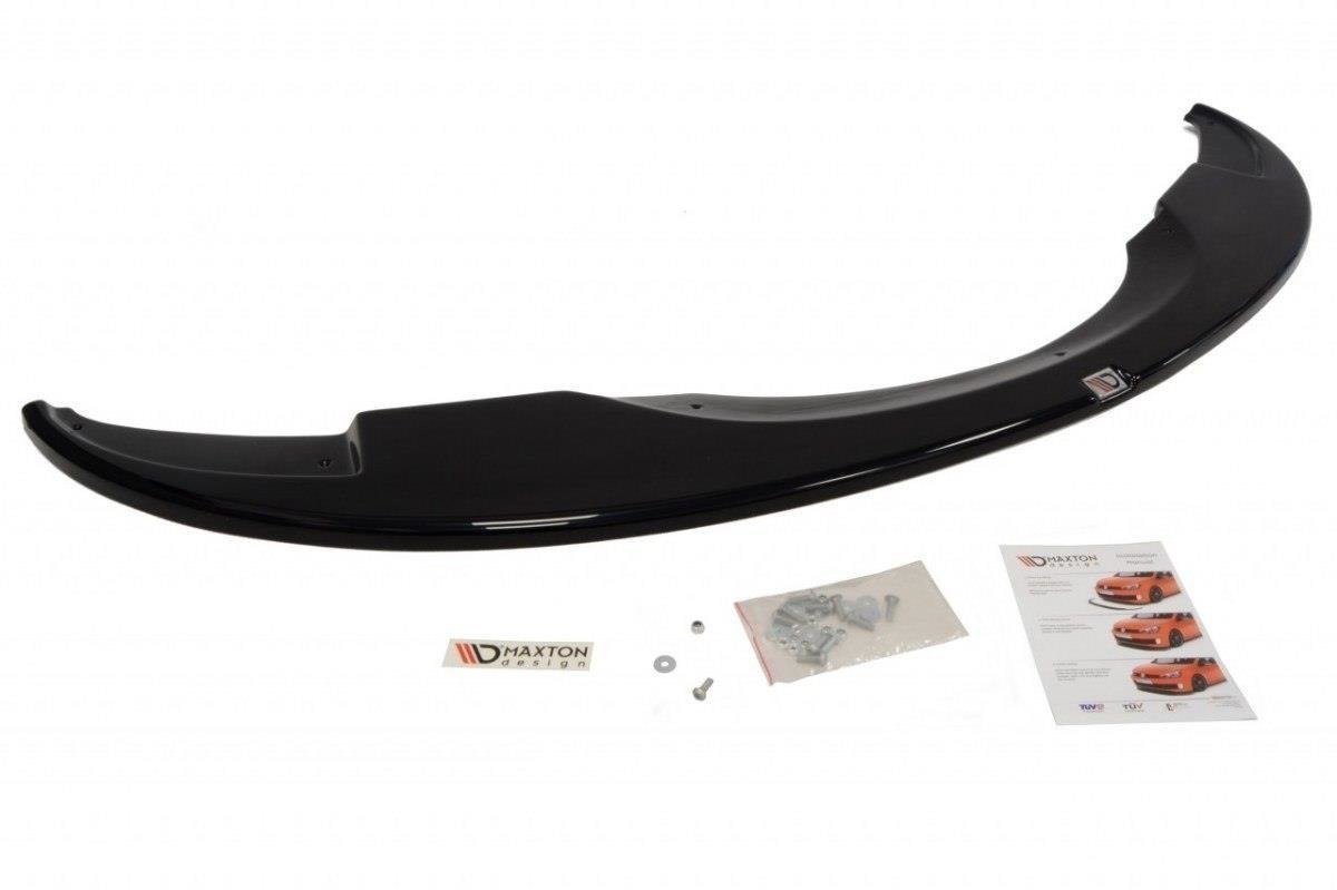 Maxton Design Street+ Spoilerlippe Front Ansatz passend für BMW M3 E92 / E93 schwarz Hochglanz