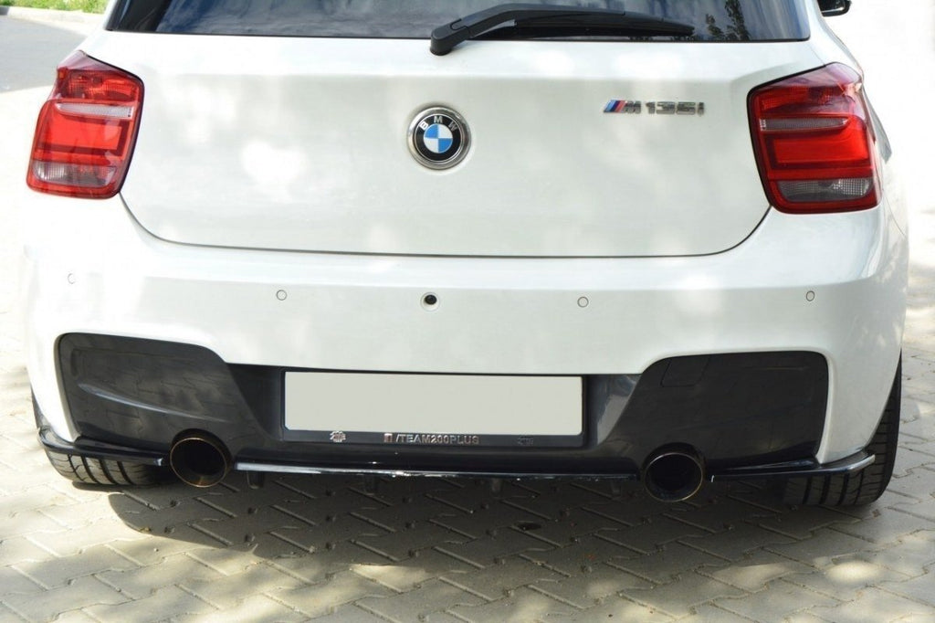 Maxton Design Heckansatz BMW 1er F20/F21 M-Power im DTM LOOK schwarz Hochglanz für BMW 1er F20- F21