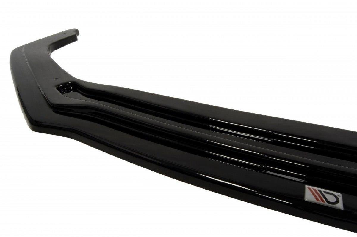 Maxton Design Street+ Spoilerlippe Front Ansatz passend für v.1 HONDA CIVIC IX TYPE R schwarz Hochglanz